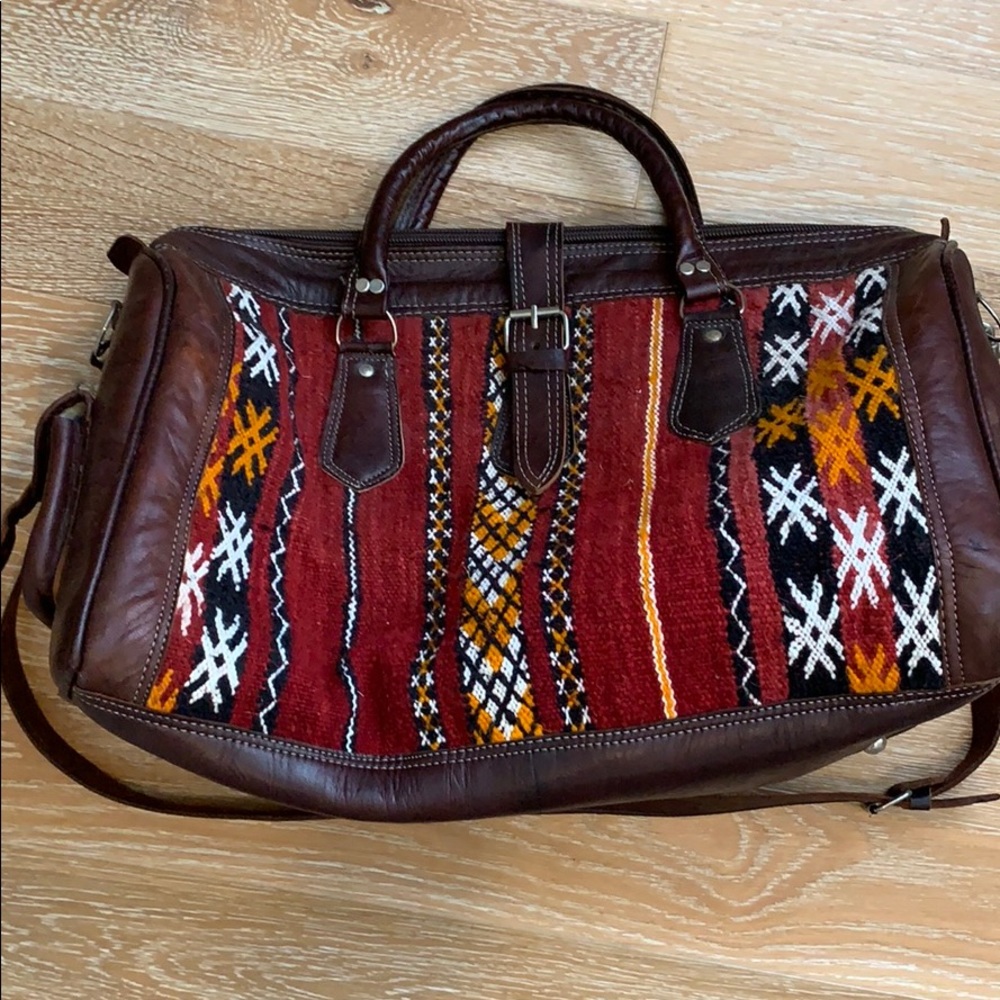 Final Sale! NWOT Moroccan Weekender Bag